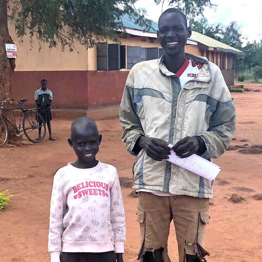 Andrew and his uncle Simon